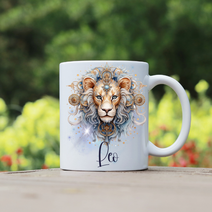 Leo 11oz Ceramic Coffee Mug - July 23 to August 22