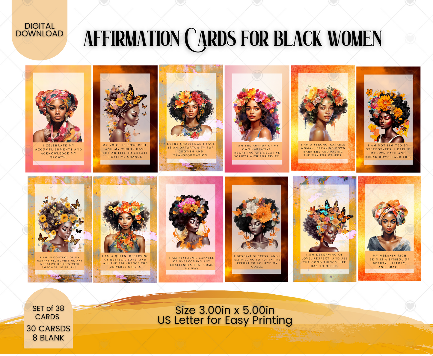 Affirmation Cards for Black Women