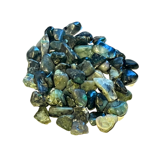 Emerald Tumbled Gemstones - Abundance and Heart-Centered Healing