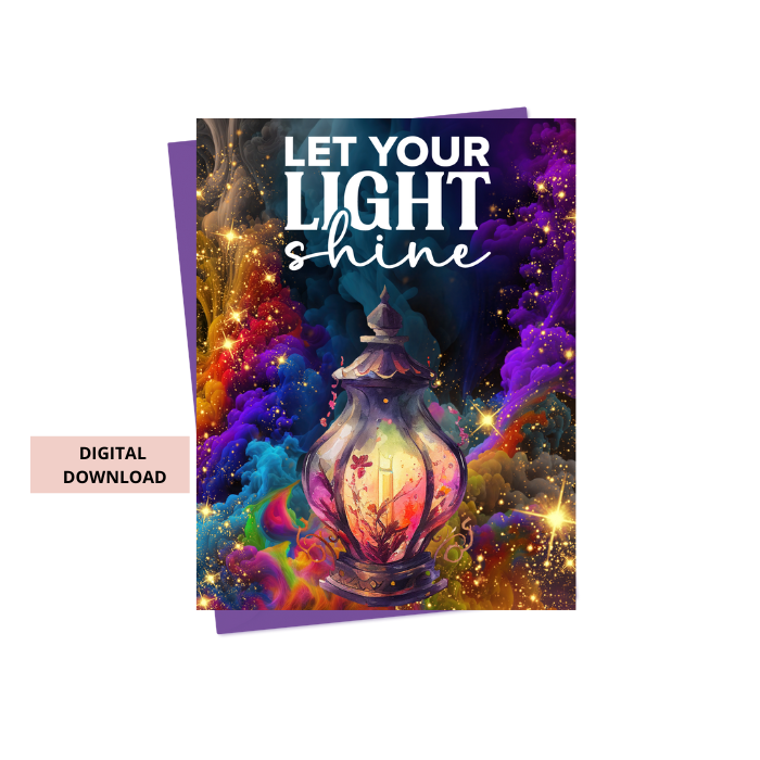 Magical Lantern: Let Your Light Shine 5x7 Digital Card